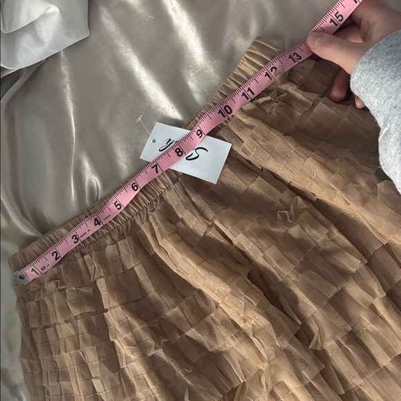 Layered Maxi Tulle Skirt in Brown - Picture 5 of 5